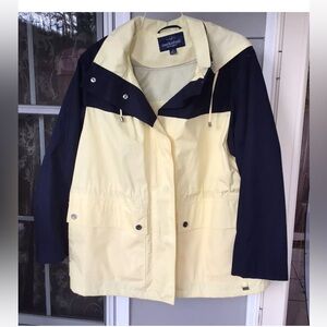 Mackintosh New England  Hoodie Jacket Blue Yellow Size 1X Large Unisex Women